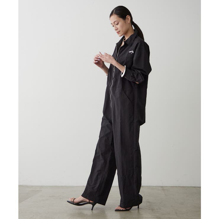 【earthy_】ナイロンジャンプスーツ | PAL GROUP OUTLET | 詳細画像26 