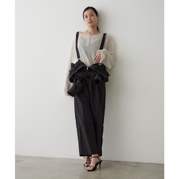 【earthy_】ナイロンジャンプスーツ | PAL GROUP OUTLET | 詳細画像28 