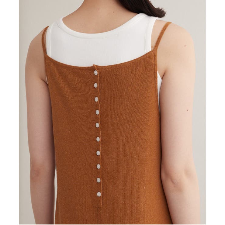 【earthy_】エコリッチニットキャミOP | PAL GROUP OUTLET | 詳細画像12 