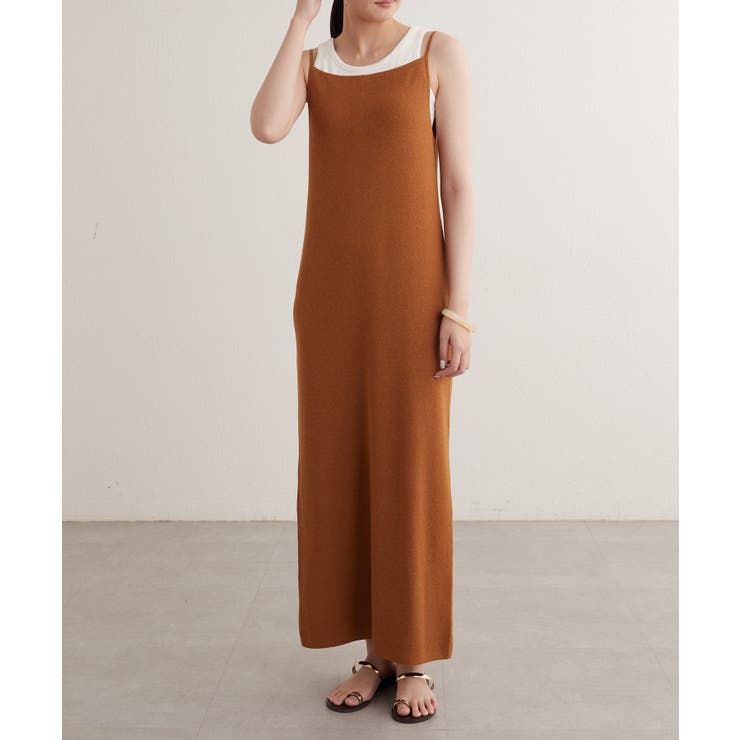 【earthy_】エコリッチニットキャミOP | PAL GROUP OUTLET | 詳細画像1 