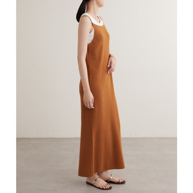 【earthy_】エコリッチニットキャミOP | PAL GROUP OUTLET | 詳細画像7 