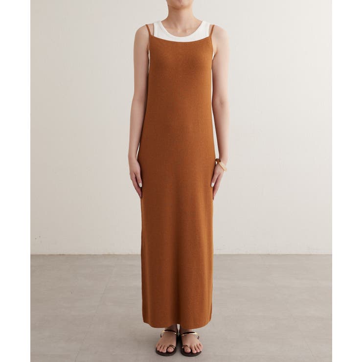 【earthy_】エコリッチニットキャミOP | PAL GROUP OUTLET | 詳細画像8 