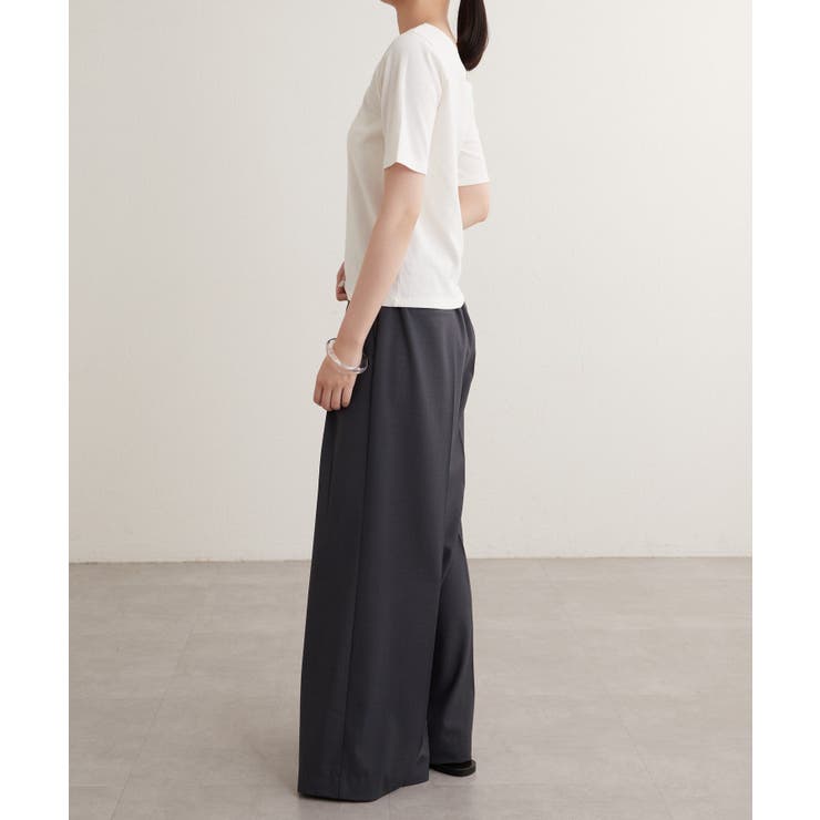 【earthy_】ワンショルリブTEE | PAL GROUP OUTLET | 詳細画像9 