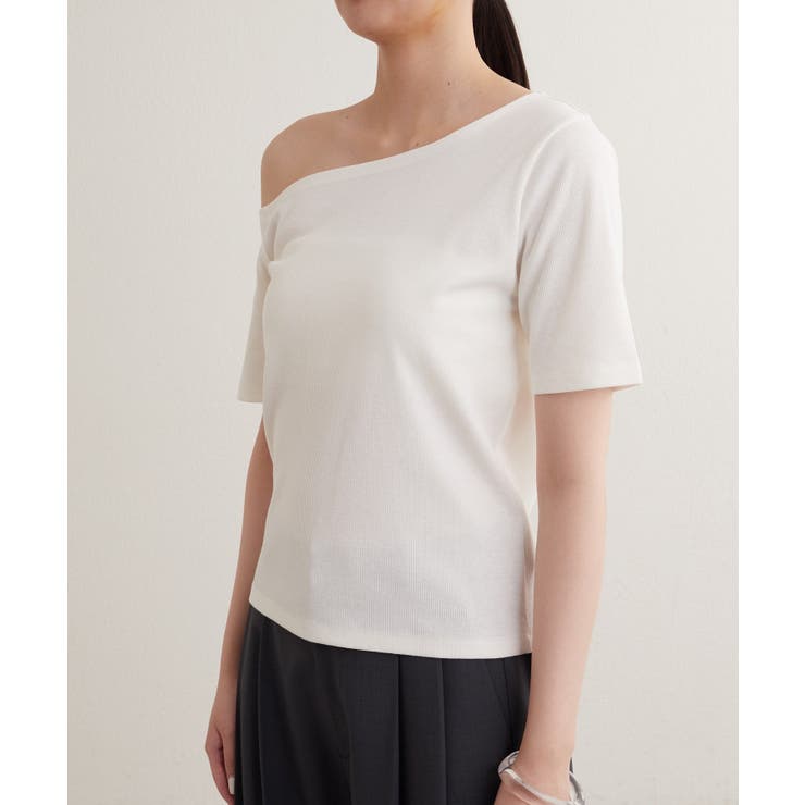 【earthy_】ワンショルリブTEE | PAL GROUP OUTLET | 詳細画像21 