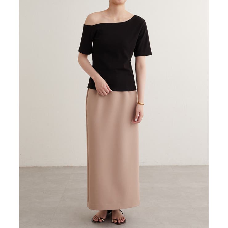 【earthy_】ワンショルリブTEE | PAL GROUP OUTLET | 詳細画像47 