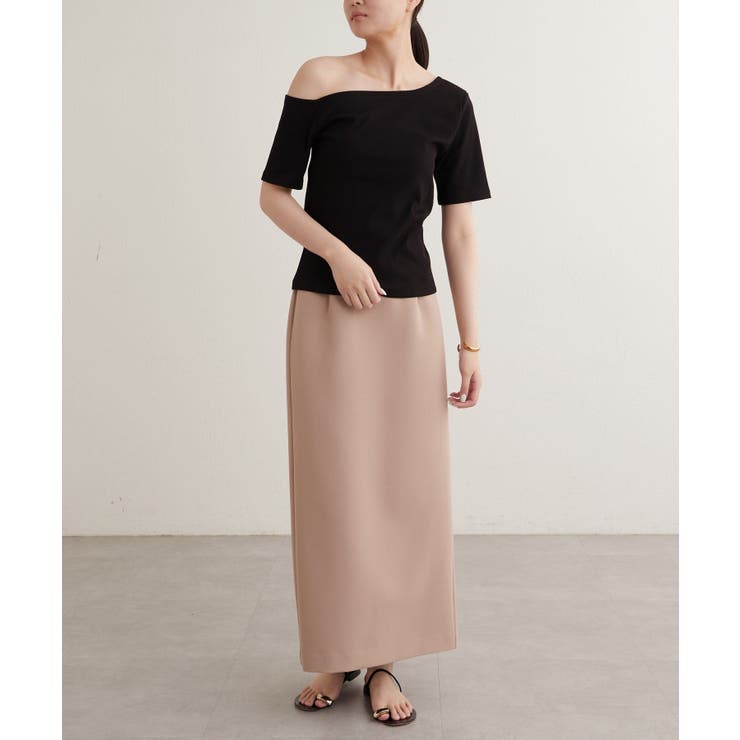 【earthy_】ワンショルリブTEE | PAL GROUP OUTLET | 詳細画像48 