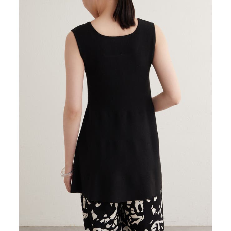 【earthy_】エコリッチフレアニットタンクトップ | PAL GROUP OUTLET | 詳細画像12 