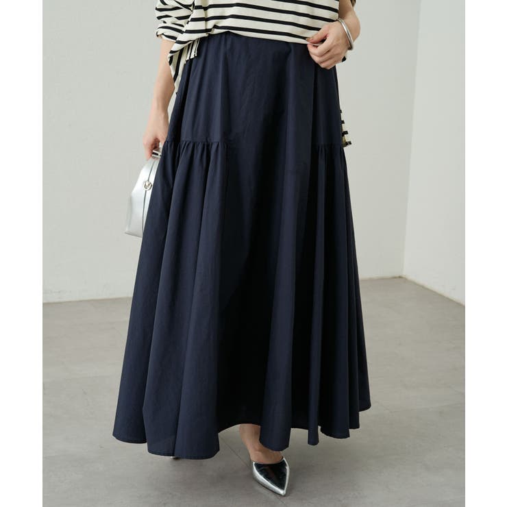 【Loungedress】パネルギャザーSK | PAL GROUP OUTLET | 詳細画像18 