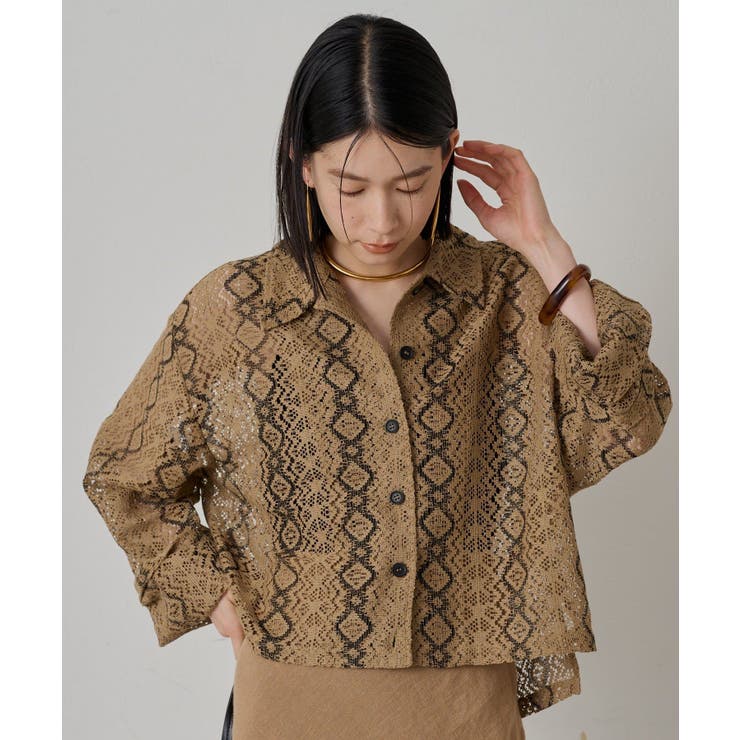 【Loungedress】レース開襟SH | PAL GROUP OUTLET | 詳細画像16 