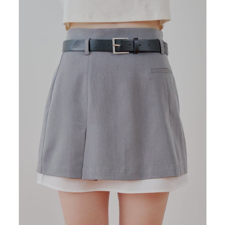 【Chico】レイヤードデザインプリーツミニSK | PAL GROUP OUTLET | 詳細画像19 