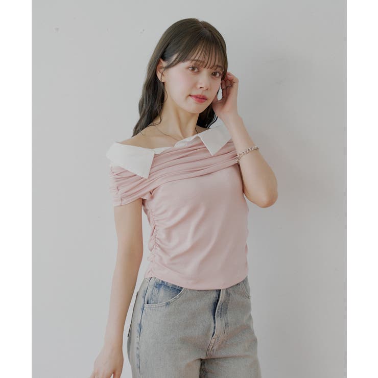 【Chico】シャツレイヤードデザイントップス | PAL GROUP OUTLET | 詳細画像27 