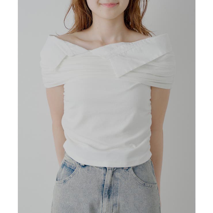 【Chico】シャツレイヤードデザイントップス | PAL GROUP OUTLET | 詳細画像31 