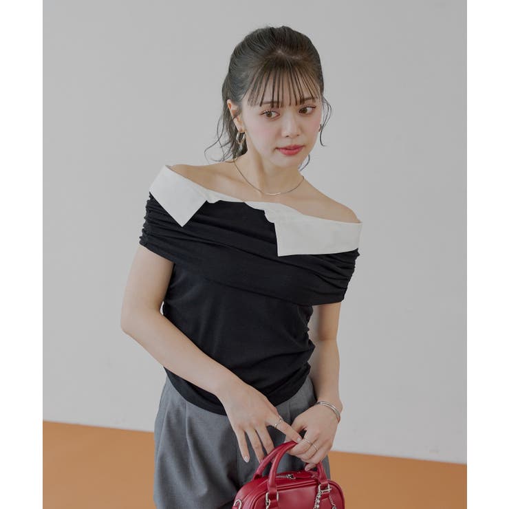 【Chico】シャツレイヤードデザイントップス | PAL GROUP OUTLET | 詳細画像8 