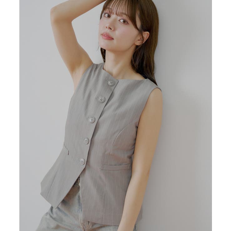 【Chico】ボートネックスーツノースリベスト | PAL GROUP OUTLET | 詳細画像10 