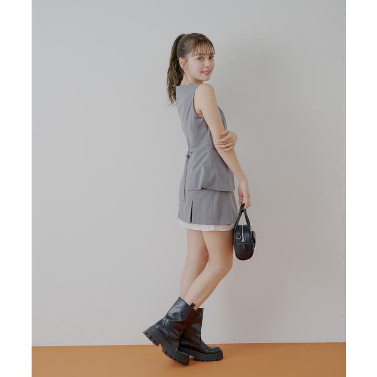 【Chico】ボートネックスーツノースリベスト | PAL GROUP OUTLET | 詳細画像3 