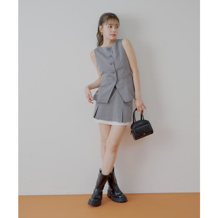 【Chico】ボートネックスーツノースリベスト | PAL GROUP OUTLET | 詳細画像4 