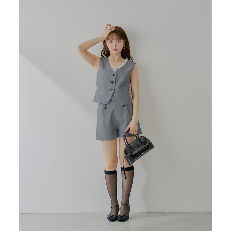 【Chico】スーツノースリベスト | PAL GROUP OUTLET | 詳細画像3 