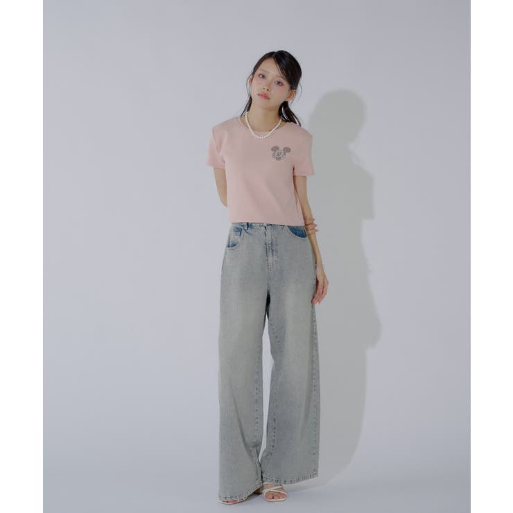 【Chico】ミッキーラインストーンチビT | PAL GROUP OUTLET | 詳細画像15 