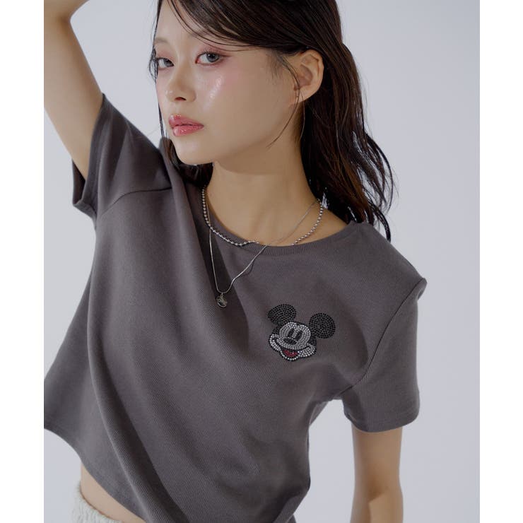 【Chico】ミッキーラインストーンチビT | PAL GROUP OUTLET | 詳細画像8 