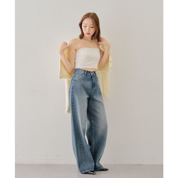 【Chico】バッククロスパット付き短丈キャミ | PAL GROUP OUTLET | 詳細画像13 