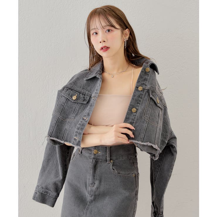 【Chico】バッククロスパット付き短丈キャミ | PAL GROUP OUTLET | 詳細画像31 