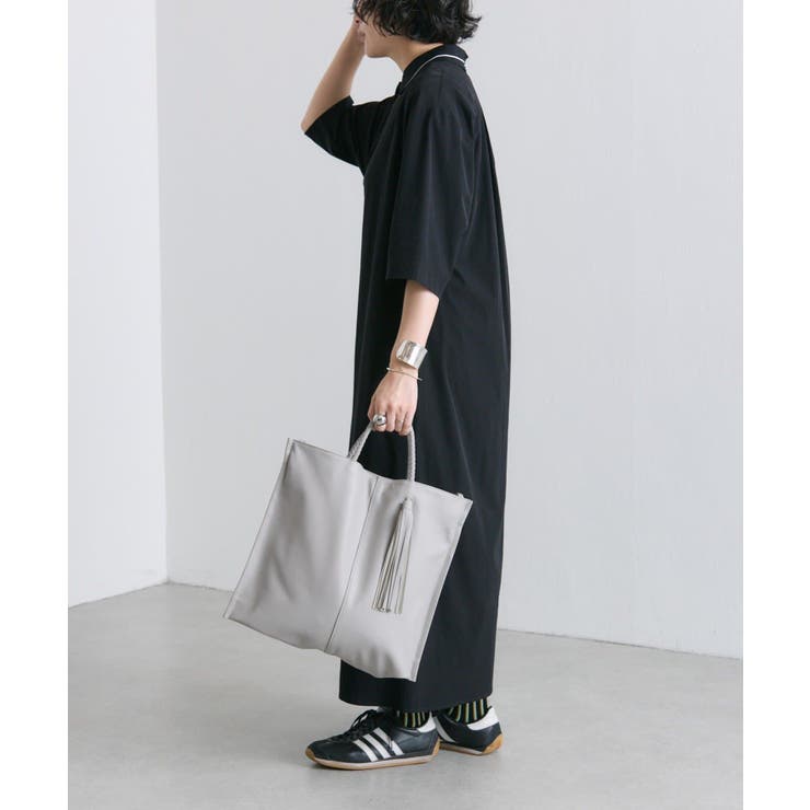 ear PAPILLONNER】ポロ襟ワンピース【SUM1 STYLE】[品番：PALW0007104