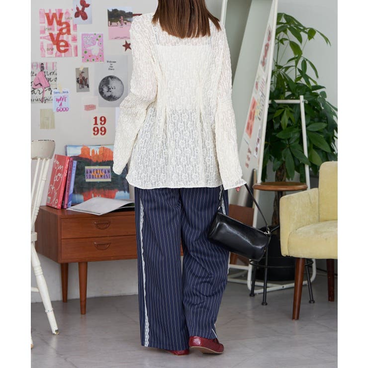 【Ciaopanic】【neutral】2WAYギャザーレーストップス | PAL GROUP OUTLET | 詳細画像7 