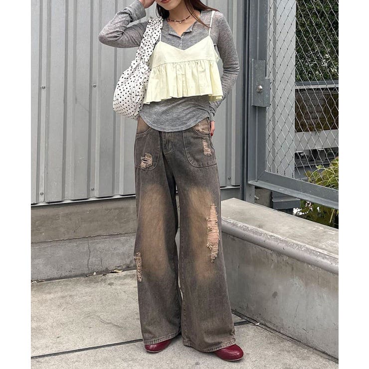 【Ciaopanic】【ami企画】バルーンペプラムビスチェ | PAL GROUP OUTLET | 詳細画像22 