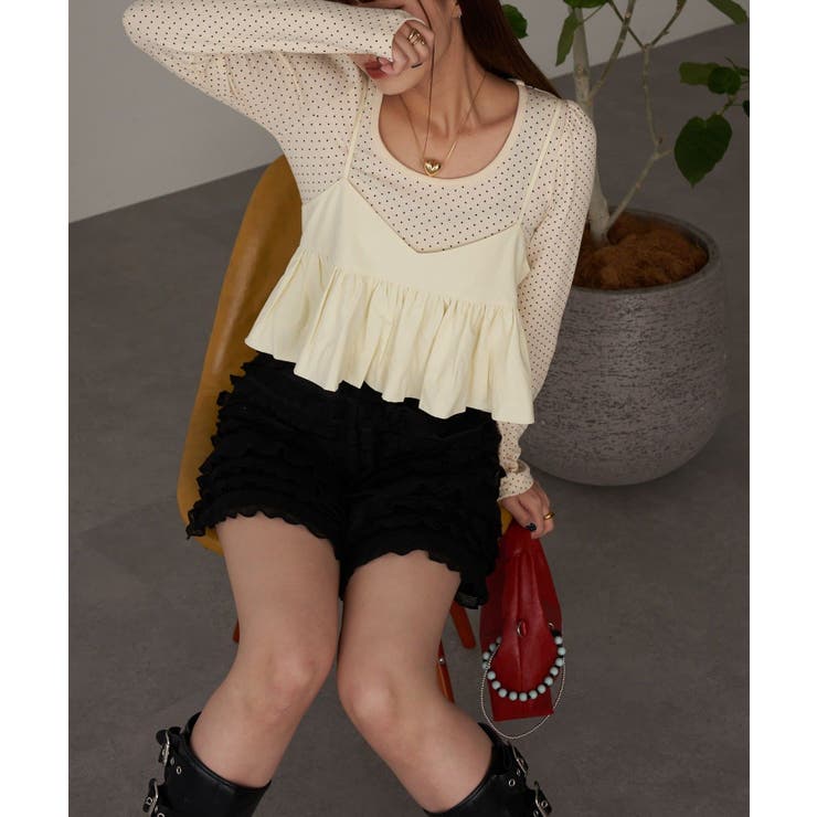 【Ciaopanic】【ami企画】バルーンペプラムビスチェ | PAL GROUP OUTLET | 詳細画像23 