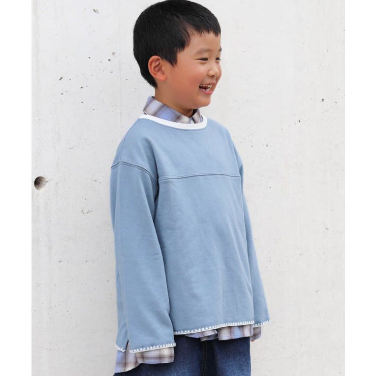 【CIAOPANIC TYPY】Wハマグリステッチ配色スウェット | PAL GROUP OUTLET | 詳細画像11 