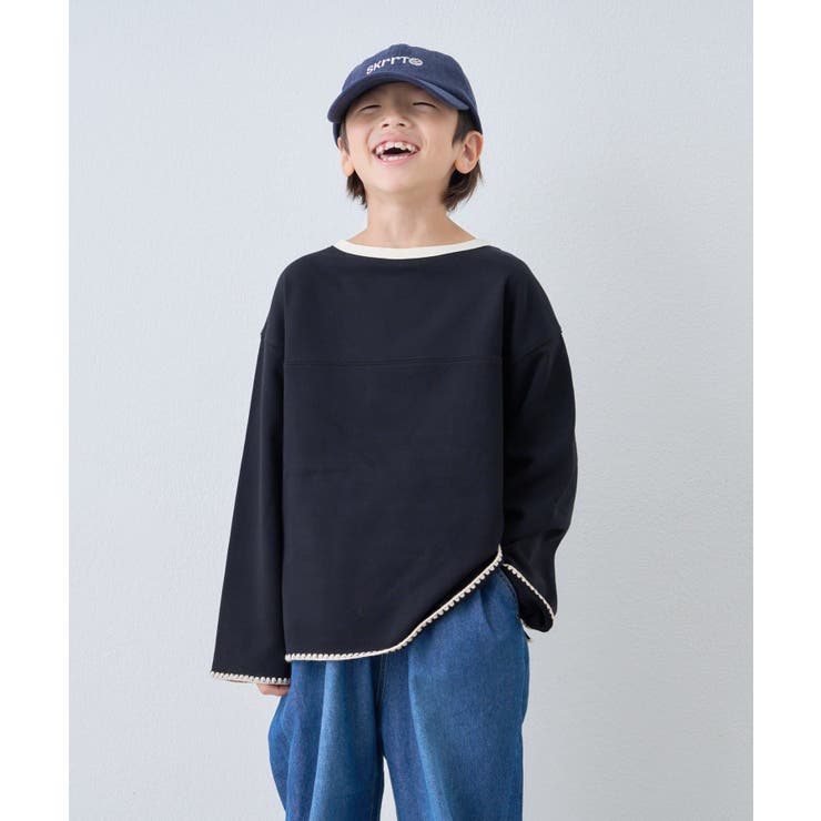 【CIAOPANIC TYPY】Wハマグリステッチ配色スウェット | PAL GROUP OUTLET | 詳細画像16 