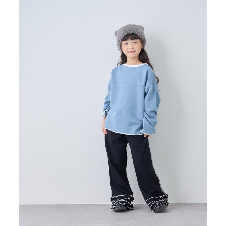 【CIAOPANIC TYPY】Wハマグリステッチ配色スウェット | PAL GROUP OUTLET | 詳細画像17 