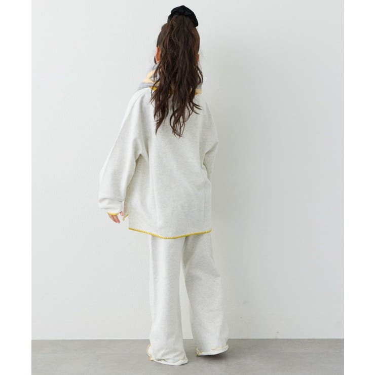 【CIAOPANIC TYPY】Wハマグリステッチ配色スウェット | PAL GROUP OUTLET | 詳細画像22 