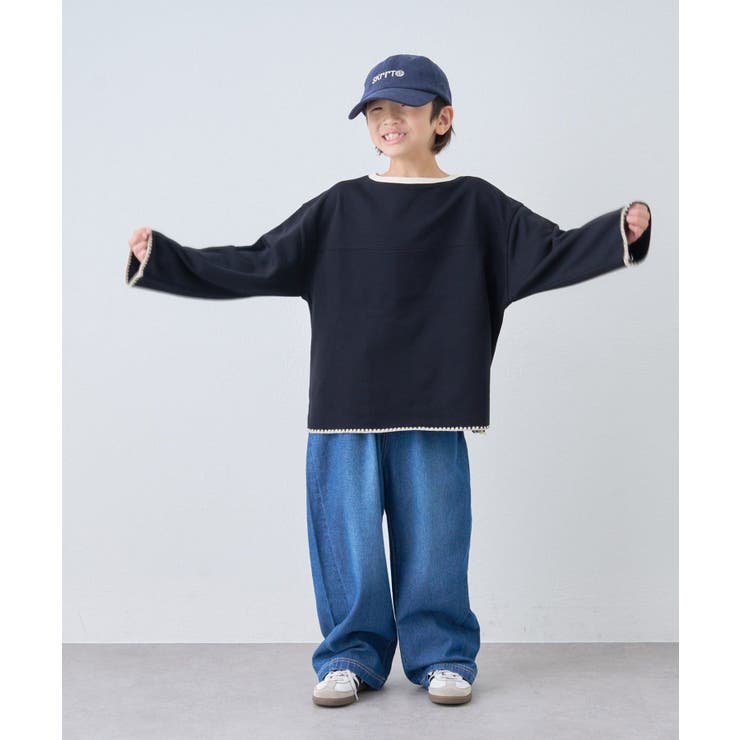 【CIAOPANIC TYPY】Wハマグリステッチ配色スウェット | PAL GROUP OUTLET | 詳細画像24 