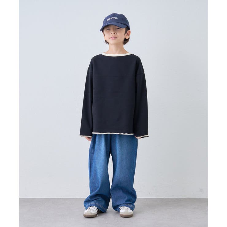 【CIAOPANIC TYPY】Wハマグリステッチ配色スウェット | PAL GROUP OUTLET | 詳細画像25 