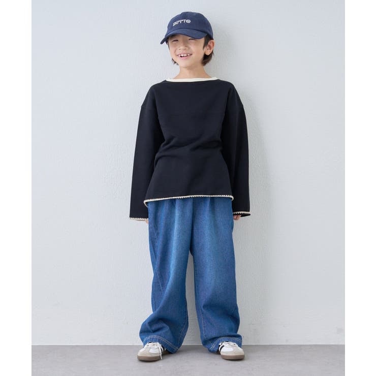 【CIAOPANIC TYPY】Wハマグリステッチ配色スウェット | PAL GROUP OUTLET | 詳細画像26 