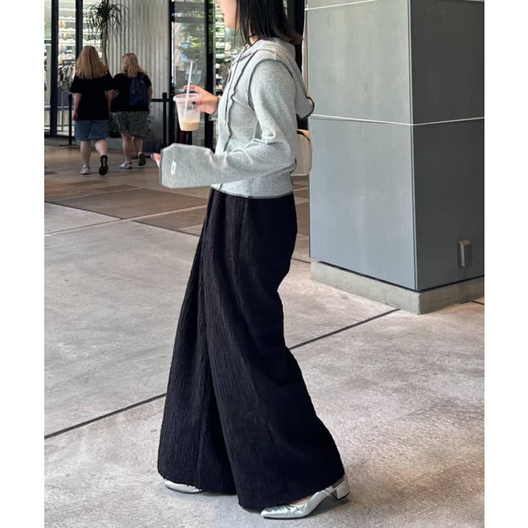 ジャガードタックワイドパンツ | PAL GROUP OUTLET | 詳細画像16 