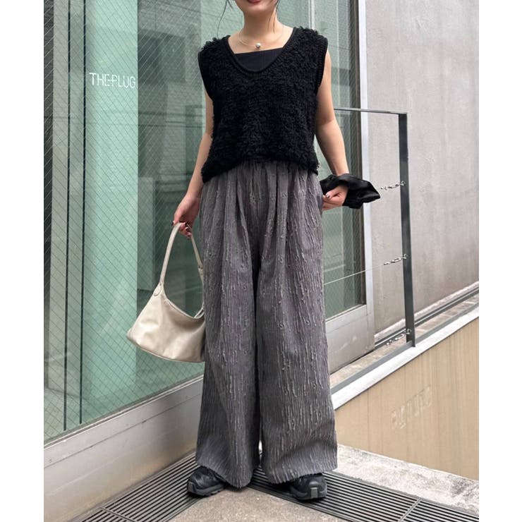 ジャガードタックワイドパンツ | PAL GROUP OUTLET | 詳細画像32 