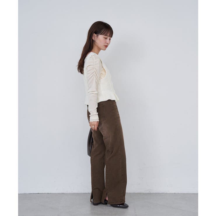 【Kastane】B ワッフルニットビスチェ | PAL GROUP OUTLET | 詳細画像10 