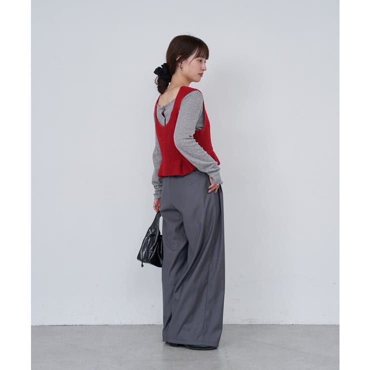 【Kastane】B ワッフルニットビスチェ | PAL GROUP OUTLET | 詳細画像22 