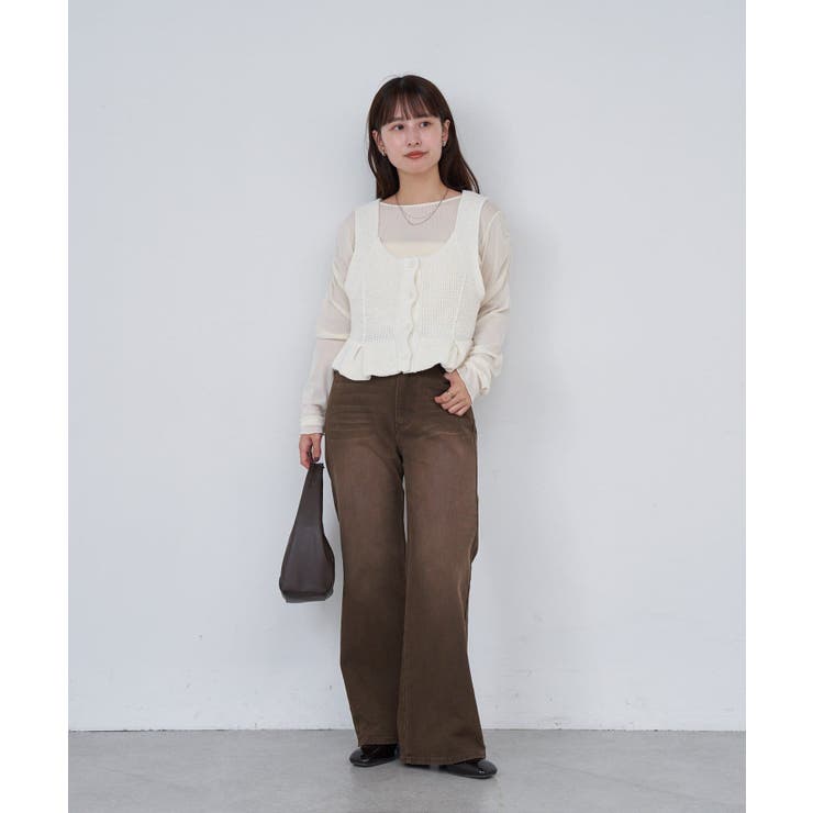 【Kastane】B ワッフルニットビスチェ | PAL GROUP OUTLET | 詳細画像8 