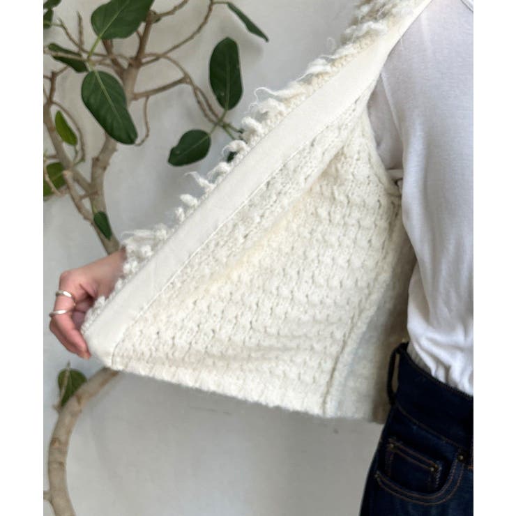 【DouDou】ループヤンニットジャケット | PAL GROUP OUTLET | 詳細画像25 