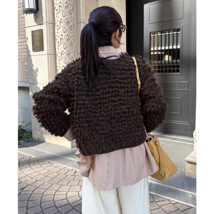 【DouDou】ループヤンニットジャケット | PAL GROUP OUTLET | 詳細画像43 