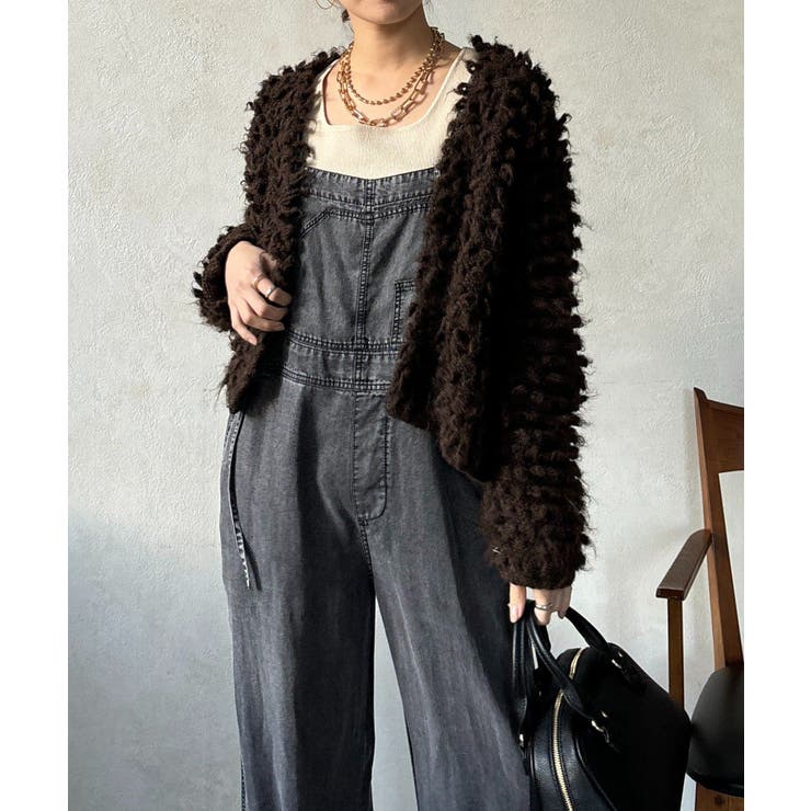 【DouDou】ループヤンニットジャケット | PAL GROUP OUTLET | 詳細画像31 