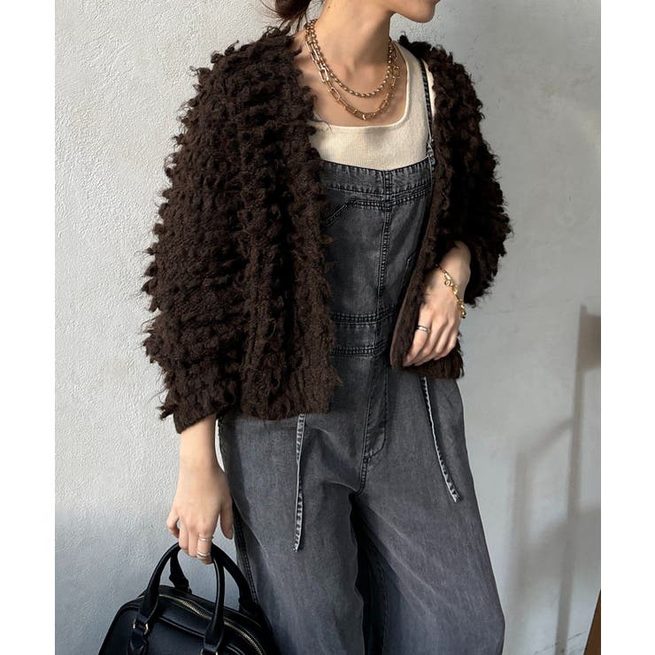 【DouDou】ループヤンニットジャケット | PAL GROUP OUTLET | 詳細画像32 