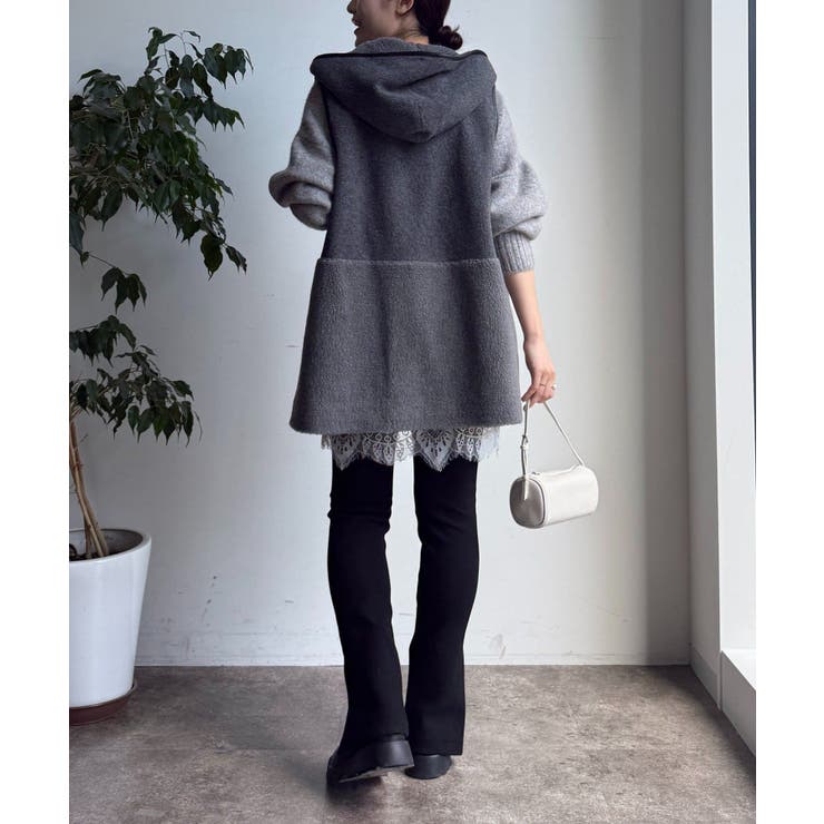 DouDou】W ボア切替フーディーベスト[品番：PALW0007101]｜PAL GROUP