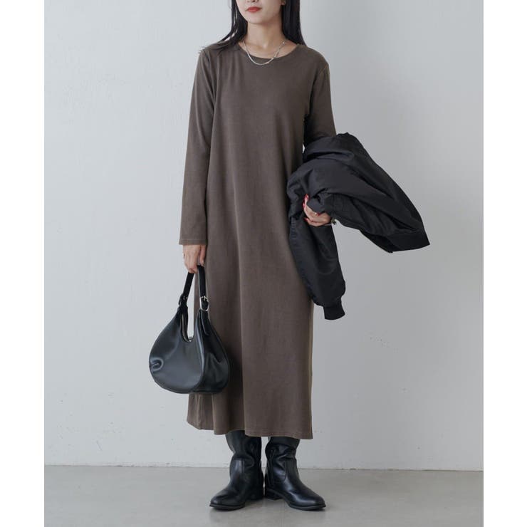 【Lui's】ヴィンテージ加工バックスリットリブOP | PAL GROUP OUTLET | 詳細画像1 