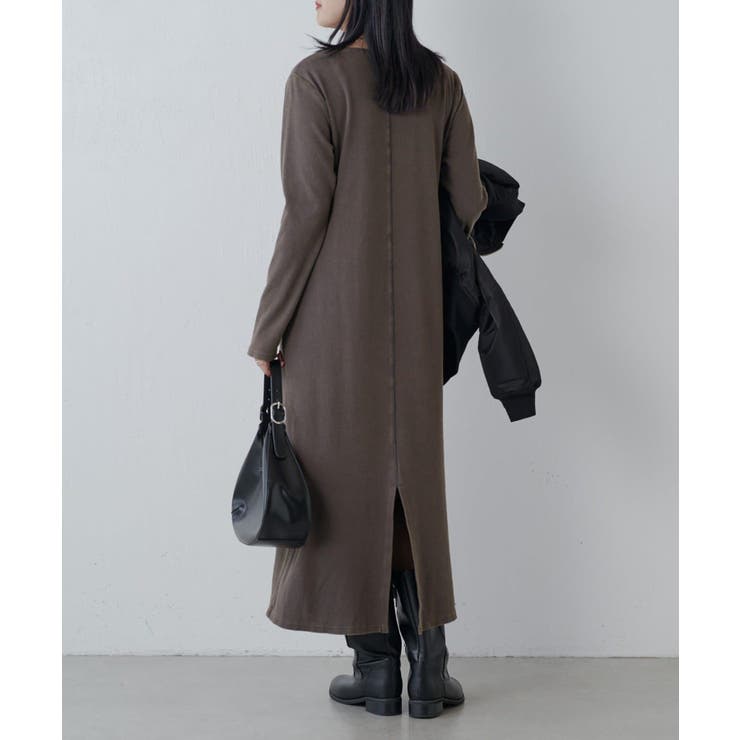 【Lui's】ヴィンテージ加工バックスリットリブOP | PAL GROUP OUTLET | 詳細画像2 