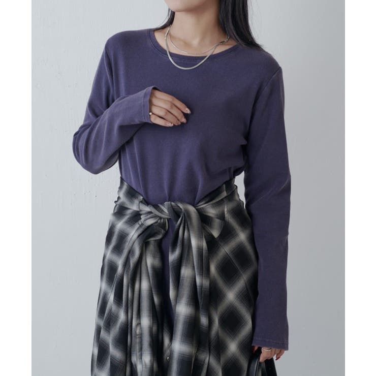 【Lui's】ヴィンテージ加工バックスリットリブOP | PAL GROUP OUTLET | 詳細画像11 