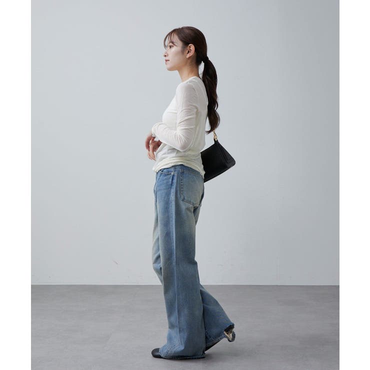 【Lui's】裾ダメージフレアデニム | PAL GROUP OUTLET | 詳細画像9 